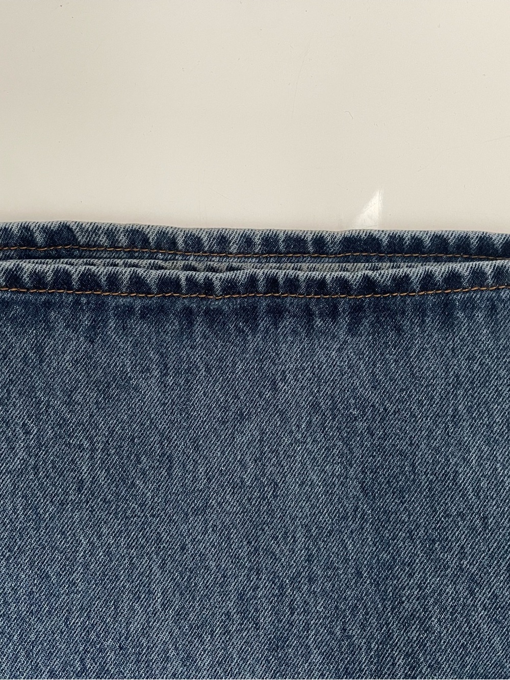 Levi's Low Loose Jeans Low to Mid Rise Real Blue Wide Straight Leg Jeans Denim - Picture 5 of 6